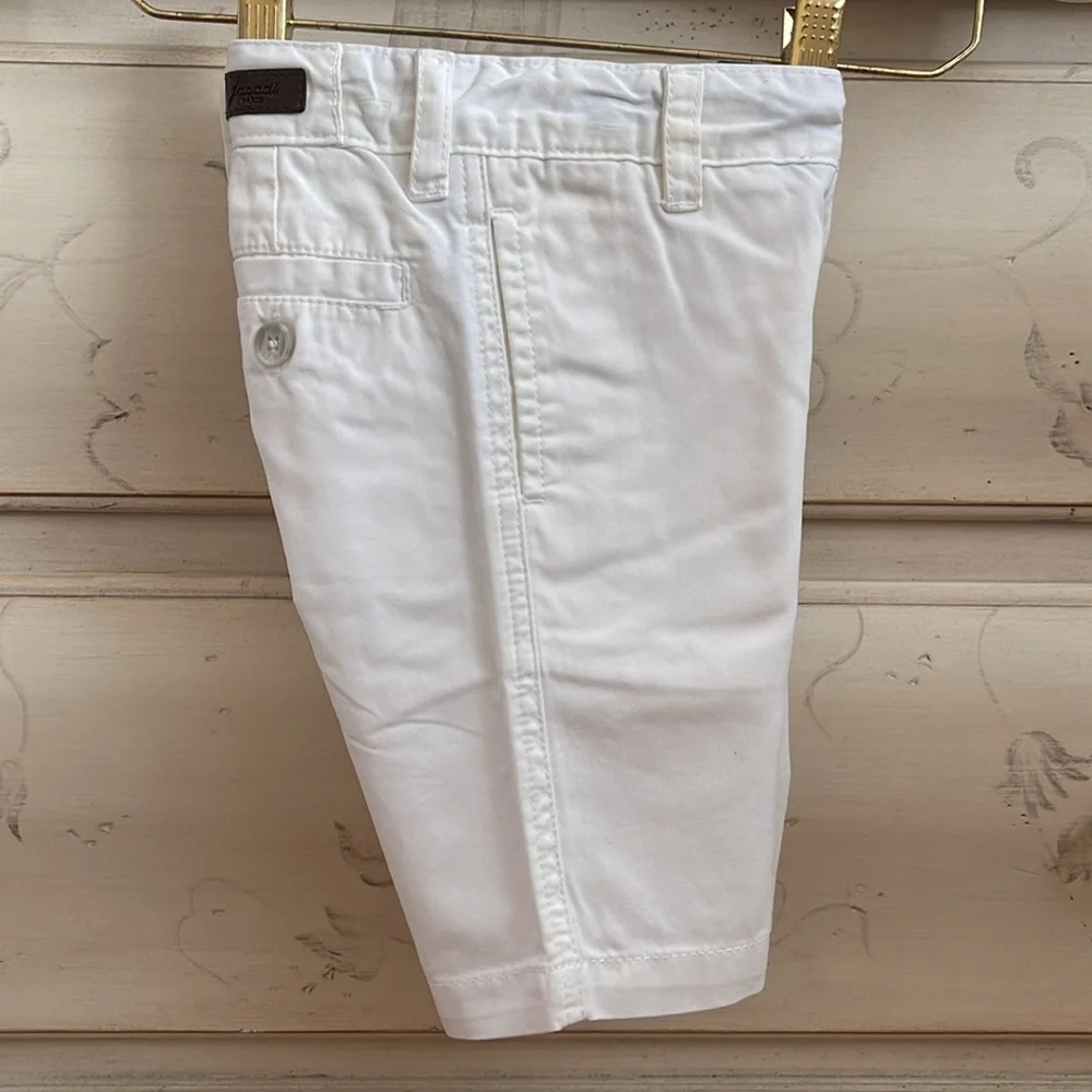 Jacadi White Cotton Shorts